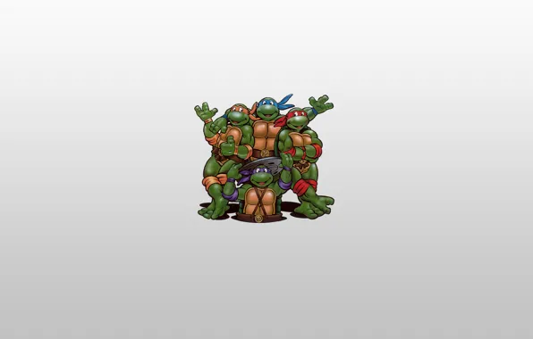 Teenage mutant ninja turtles, Raphael, Leonardo, Donatello, Teenage Mutant Ninja Turtles, Michelangelo, mutant ninja turtles