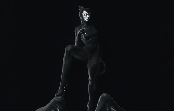 Minimalism, Style, Costume, Background, Latex, Catwoman, Art, Art