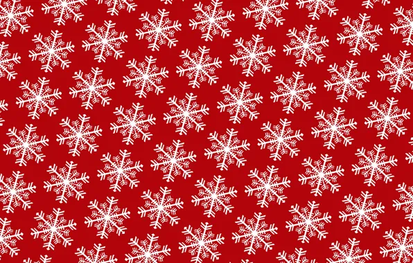 Picture winter, snowflakes, holiday, pattern, New Year