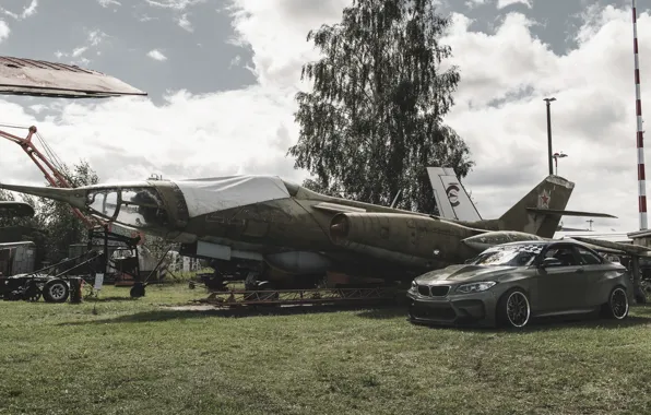 The plane, bmw, BMW