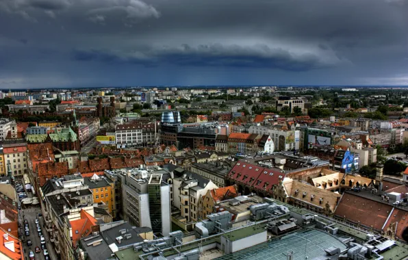 Picture building, home, Poland, architecture, Wroclaw, Breslau, Wroclaw