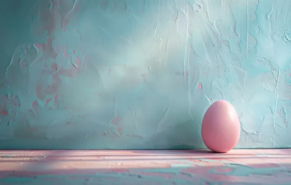 Wall, holiday, egg, spring, pink, Easter, AI art, neural network