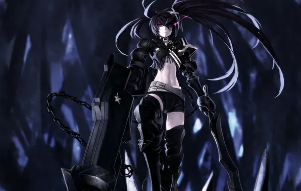 Weapons, sword, sword, gun, black rock shooter