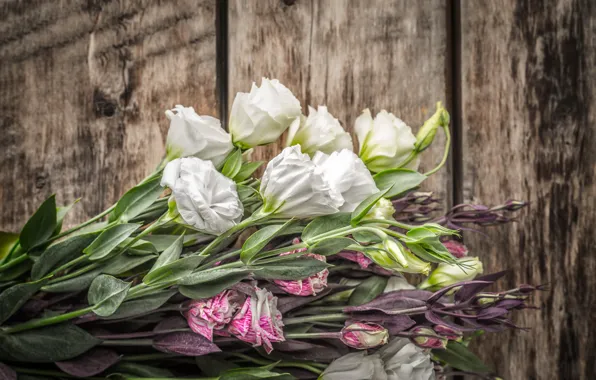 Flowers, bouquet, Bud, eustoma