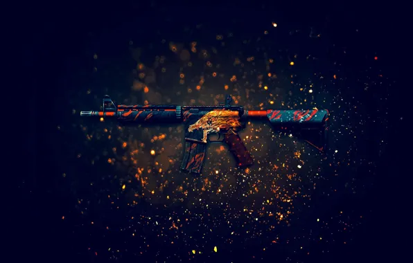 Picture weapons, background, rifle, assault