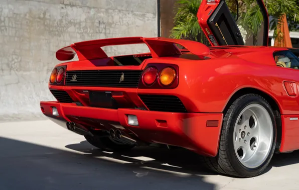 Lamborghini, Lambo, Diablo, back, Lamborghini Diablo SE30