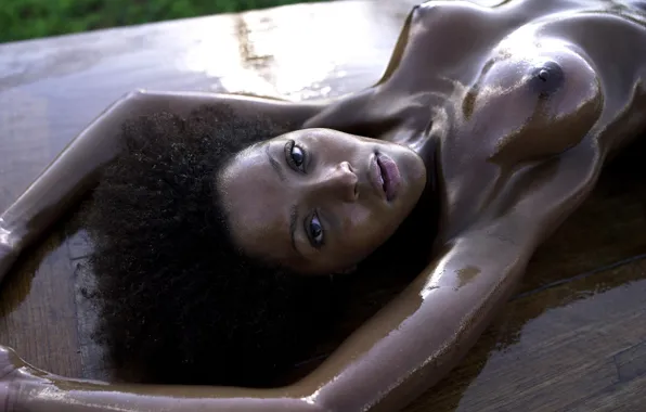 Chest, oil, chocolate