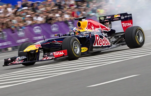 Formula 1, Ukraine, The car, Kiev, Red bull, Red bull showrun, Dani Riccardo