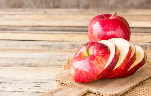 Picture apple, fruit, cut