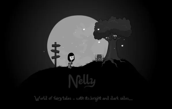 Night, the game, tale, girl, Nelly