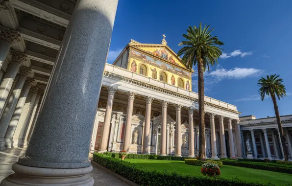 Rome, Italy, Basilica Of St. Paul, San Paolo-Fuori-Le-Mura