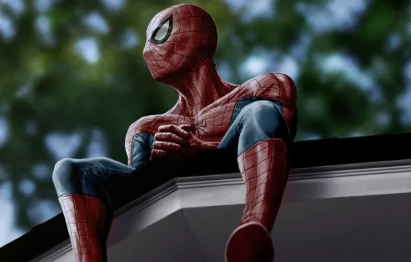 The film, classic, costume, Spider-Man, Peter Parker, Peter Parker, Spider-Man, Film