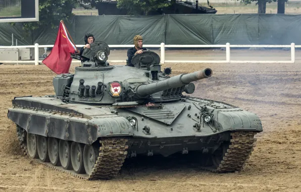 Picture field, tank, trunk, combat, armor, T-72