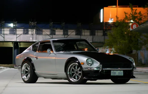 Datsun, Grey, 1977, 260Z