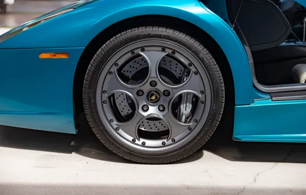 Picture Lamborghini, logo, Lamborghini Murcielago, Murcielago, lambo, wheel