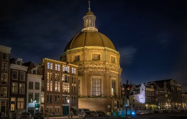 Picture night, lights, home, Amsterdam, the hotel, Netherlands, Sonesta