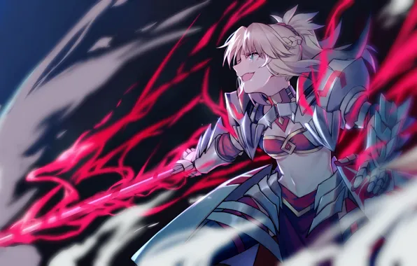 Picture girl, smile, anime, art, Fate / Grand Order