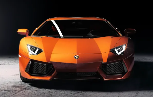 Auto, Machine, Orange, Car, Lamborghini Aventador, Sportcar, Transport & Vehicles, by Chris Davis
