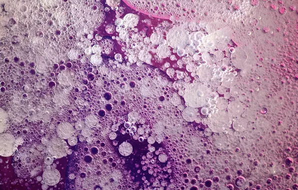 Bubbles, the bottom, pink