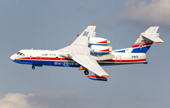 Picture EMERCOM of Russia, Be-200CHS, multipurpose amphibious aircraft, Beriev Be-200ES
