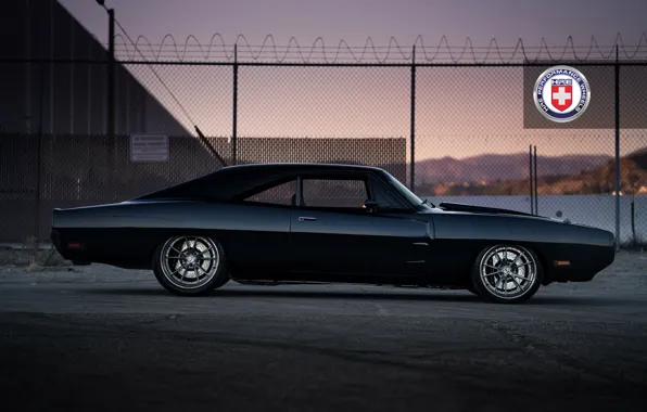 Picture 1971, Dodge, Charger, with, HRE, Brushed, Tantrum, S104
