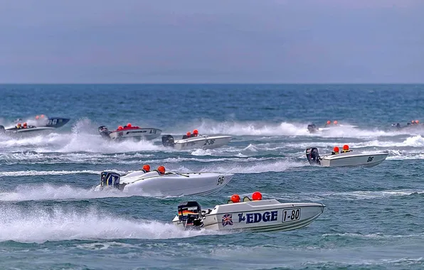 Speed, boats, race