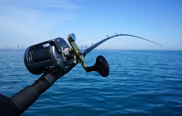 Picture SEA, WATER, The OCEAN, FISHING, FLY fishing, TACKLE, ROD, SPINNING