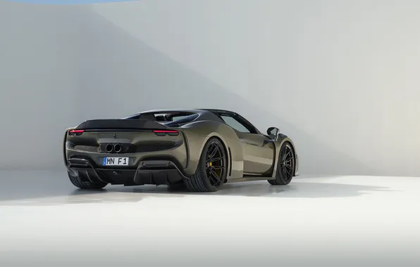 Ferrari, Rear, Novitec, Super Car, Side View, Tuning Car, Novitec Ferrari, Ferrari 296 GTS