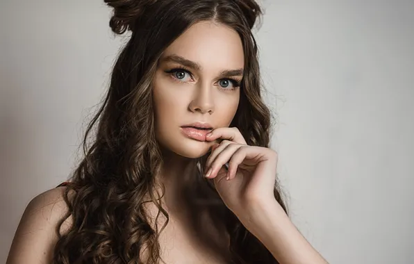 Picture look, girl, pose, eyelashes, photo, model, hair, Vladimir Vasiliev