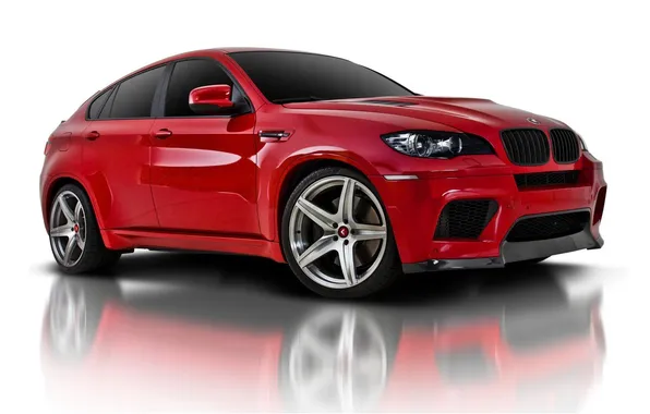 Red, BMW, X6М