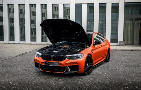 Picture BMW, G-Power, BMW M5, under the hood, 2020, M5, F90, G5M Hurricane RS