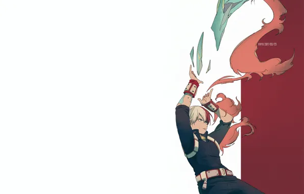 Dragon, guy, Boku no Hero Academy, Todoroki Shouto, Todoroki Shoto, My heroic academia