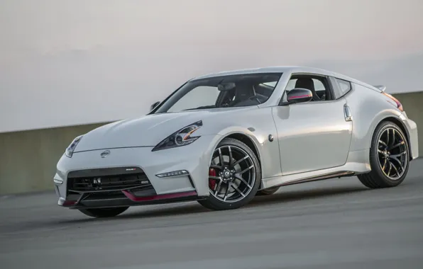 Nissan, white, tuning, 370z, nismo