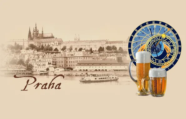 Beer, Prague, Czech Republic, Vltava, Praha, by Pyrus-acerba, collection of cities