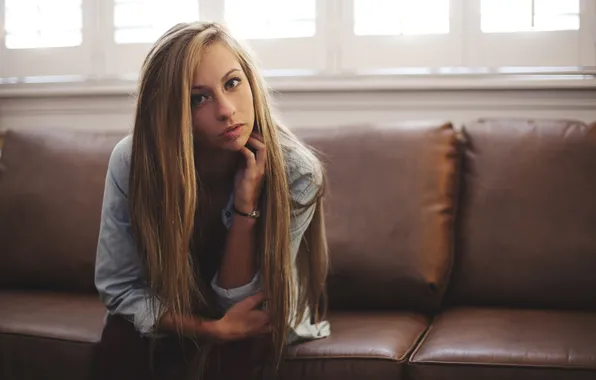 Look, girl, pose, hair, looks