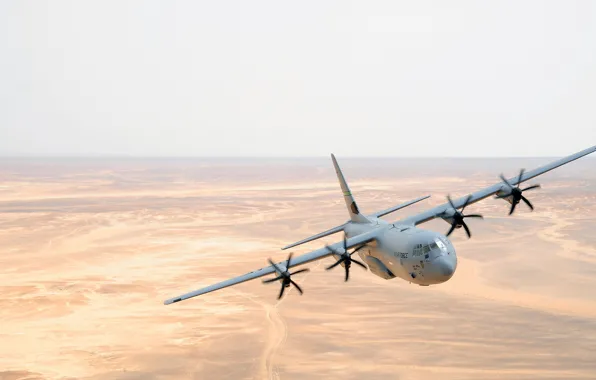 The plane, military transport, Super Hercules, C-130J