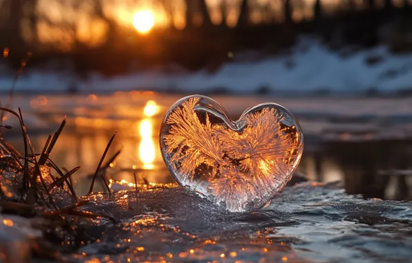 Love, holiday, heart, heart, hearts, heart, Valentine's Day, AI art