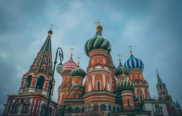 View, Moscow, St. Basil's Cathedral, dome
