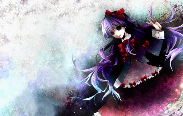 Background, dress, art, girl, Shiki