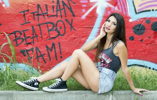 Picture summer, look, face, style, background, model, hair, beauty