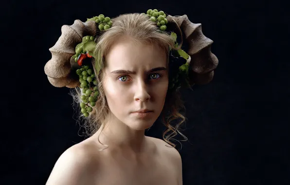 Girl, emotions, Lena Korovashkina, Indignation