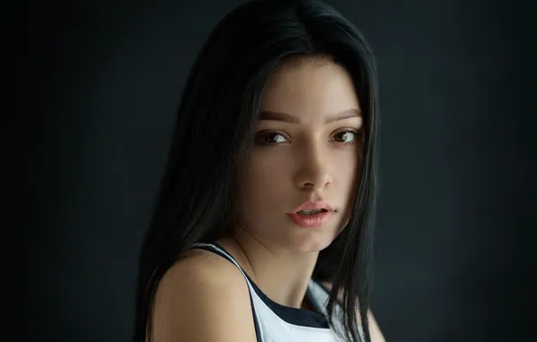 Picture portrait, sponge, brown-eyed, Nastya, photographer Tabula Rasa, Tabula Rasa Ph, Eugeny Sibiraev, Eugene Sibirev