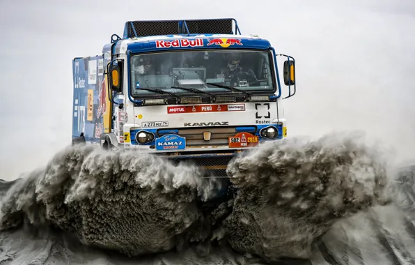 Sand, Auto, Machine, Truck, Race, Master, Russia, Kamaz