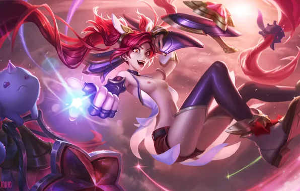Nude, Game, League of Legends, LoL, Jinx, Jinx, Star Guardian, edit by liquid