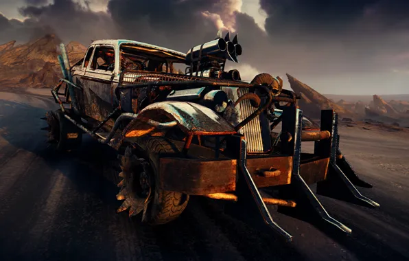 Picture machine, desert, Mad Max, Fury Road, Mad Max, Road rage