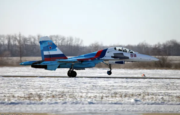 Picture dry, the rise, the Russian air force, su-30, multi-role fighter, 4th generation