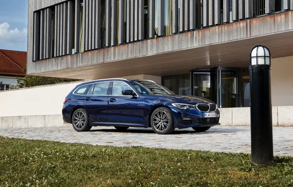 Lawn, BMW, 3-series, universal, dark blue, 3P, 2020, G21