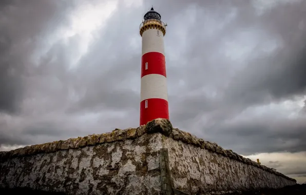 Picture lighthouse, Scotland, United Kingdom, Highland