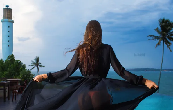 Sea, ass, brunette, The mavri, Marvin Alexander, MAVRIN, Viki Odintcova, Victoria Odintsova