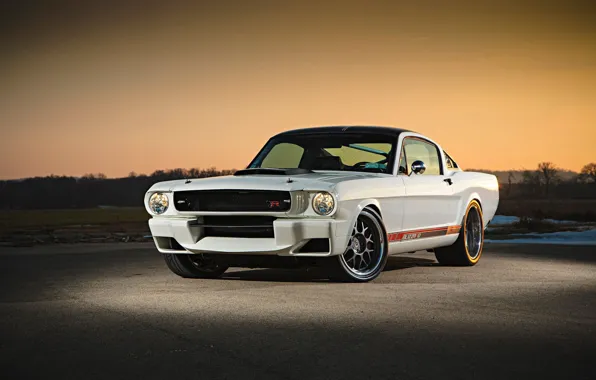 Ford Mustang, 1965, White, Modifield